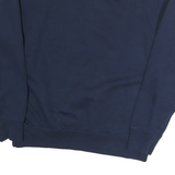 LEVI'S Mens Navy Blue Sweatshirt Crew Neck S Cotton Logo Pullover Comfortable