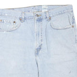 LEVIS Womens Shorts Blue Denim Casual M W34 Classic Fit Pockets