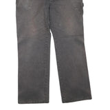 DICKIES Mens Jeans Black Regular Straight Denim Good Condition W36 L30 Workwear