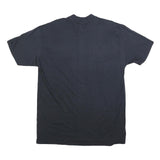 STEDMAN Mens Black Raiders Graphic T-Shirt XL Short Sleeve Crew Neck Cotton