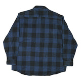 RED HEAD Mens Blue & Black Check Shirt XL Cotton Blend Long Sleeve Casual