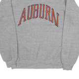 Womens Grey Auburn Crew Neck L Sweatshirt Cotton Blend Casual Cotton Sweat Top