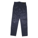 ICEBERG Mens Synthetic Navy Regular Fit Button Closure Trousers W34 L32
