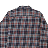 RED HEAD Mens Blue & Red Check Shirt L Cotton Blend Classic Fit Casual
