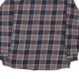 RED HEAD Mens Blue & Red Check Shirt L Cotton Blend Classic Fit Casual