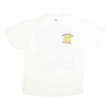 JERZEES Mens White National Guard Power Speed Victory Graphic T-Shirt L Short