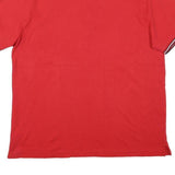 TOMMY HILFIGER Mens Red Short Sleeve Polo Shirt XL Classic Cotton Blend