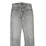 LEVI'S 501 Womens Jeans Regular Straight Denim Stone Wash W30 L34 Classic Fit