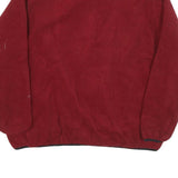 CONTOUR Mens Red Jacket XL Polyester Blend Zip Fleece Casual Wear Outerwear