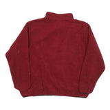 CONTOUR Mens Red Jacket XL Polyester Blend Zip Fleece Casual Wear Outerwear