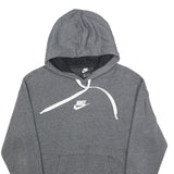 NIKE Mens Grey Hoodie XS Cotton Blend Pullover Sweatshirt Sports Casual
