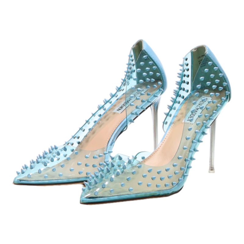 STEVE MADDEN Pump Heels Blue Synthetic Womens UK 5.5
