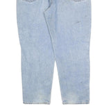 CARHARTT Mens Relaxed Blue Denim Jeans W44 L30 Workwear Zip Closure