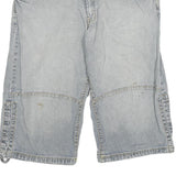 ALCW Mens Denim Blue Casual Shorts 3XL W37 Cotton Blend Relaxed Fit