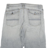 ALCW Mens Denim Blue Casual Shorts 3XL W37 Cotton Blend Relaxed Fit
