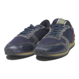 VALENTINO Trainers Mens Lace-Up Synthetic Navy Blue Brown UK 7 Casual Stylish
