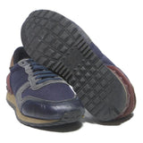 VALENTINO Trainers Mens Lace-Up Synthetic Navy Blue Brown UK 7 Casual Stylish