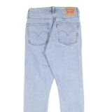 LEVI'S 501S Womens Slim Light Denim Jeans W24 L28 Classic Button Fly