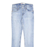 LEVI'S 512 Tapered Girls Jeans Blue Slim Denim Light W25 L27 Stylish Cotton