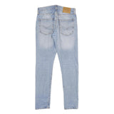 LEVI'S 512 BIG E Mens Jeans Blue Slim Skinny Denim Light W30 L32 Vintage Style