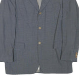 JOOP! Mens Grey Wool Blend Classic Jacket L Button Closure Tailored Fit