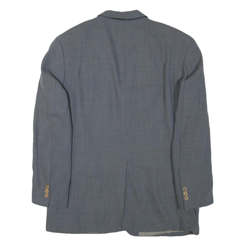 JOOP! Mens Grey Wool Blend Classic Jacket L Button Closure Tailored Fit