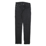 LEVI'S 511 Slim Mens Jeans Black Slim Skinny Denim Medium W30 L32 Zip