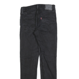 LEVI'S 511 Slim Mens Jeans Black Slim Skinny Denim Medium W30 L32 Zip