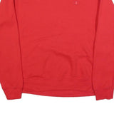 CHAMPION Mens Red Crew Neck M Cotton Blend Sweatshirt Pullover Casual
