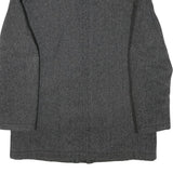 BUGATTI Mens Grey Wool Blend Jacket L Herringbone Classic Zip Pockets