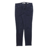 CALVIN KLEIN Womens Slim Blue Denim Jeans W28 L26 Zip Cotton Blend Classic Fit