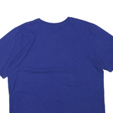 NIKE Mens Blue T-Shirt XL Short Sleeve Crew Neck Camouflage Graphic Print