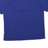 NIKE Mens Blue T-Shirt XL Short Sleeve Crew Neck Camouflage Graphic Print