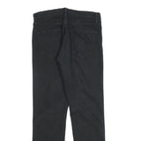 LEVI'S Mens Slim Black Jeans Denim W31 L32 Zip Classic