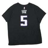 NIKE Mens Black Kings 2XL Short Sleeve Crew Neck Basketball T-Shirt Fox 5