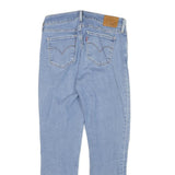LEVI'S 711 Womens Slim Light Blue Denim Ripped Skinny Jeans W26 L25 Distressed