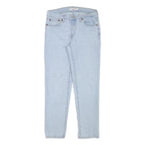 LEVI'S Womens Regular Fit Light Blue Denim Jeans W28 L26 Classic Zip Closure