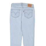 LEVI'S Womens Regular Fit Light Blue Denim Jeans W28 L26 Classic Zip Closure