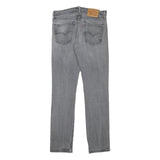 LEVI'S 511 Mens Jeans Grey Slim Skinny Denim Medium W28 L29 Classic Fit Zip