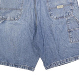 WRANGLER Mens Blue Denim Casual Shorts L W36 Pocket Utility Style