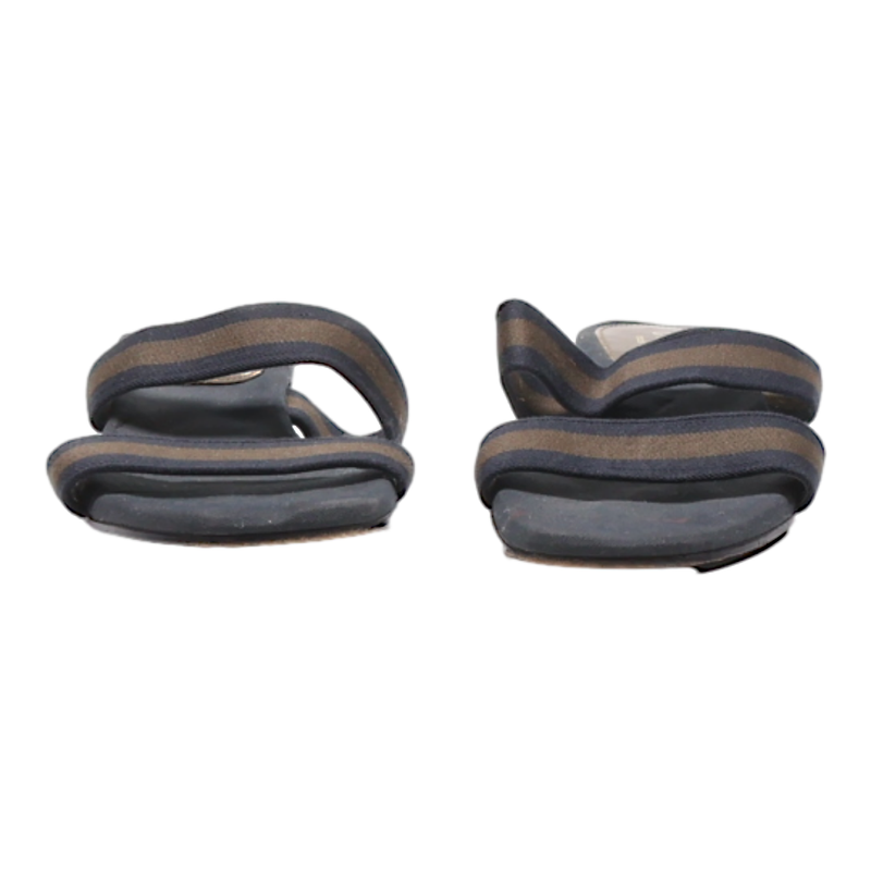 GUCCI Slider Sandals Blue Synthetic Womens UK 5.5