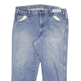 DICKIES Mens Regular Fit Blue Denim Jeans W36 L25 Zip Closure Casual Workwear