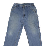 CARHARTT Mens Jeans Blue Regular Straight Denim Medium W34 L32 Workwear