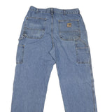CARHARTT Mens Jeans Blue Regular Straight Denim Medium W34 L32 Workwear