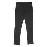 CALVIN KLEIN JEANS Womens Slim Black Slim Tapered Trousers W30 L30 Stylish Fit