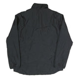 ADIDAS Mens Black Jacket L Polyester Blend Zip Plain Sportswear Casual Outerwear