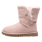 UGG Ankle Boots Pink Suede Womens UK 3