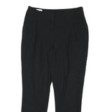 KAREN MILLEN Womens Polyester Blend Black Slim Tapered Trousers W32 L28 Workwear