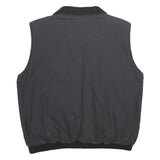 HELLY HANSEN Mens Black Nylon Jacket XL Zip Plain Utility Outdoor