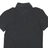 LACOSTE Mens Black Cotton Blend Short Sleeve Plain XS Polo Shirt Authentic